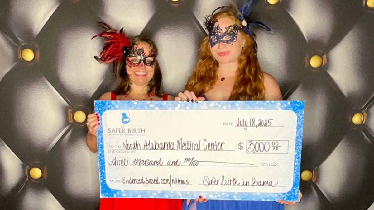 North Alabama Medical Center Receives Donation from Safer Birth in Bama